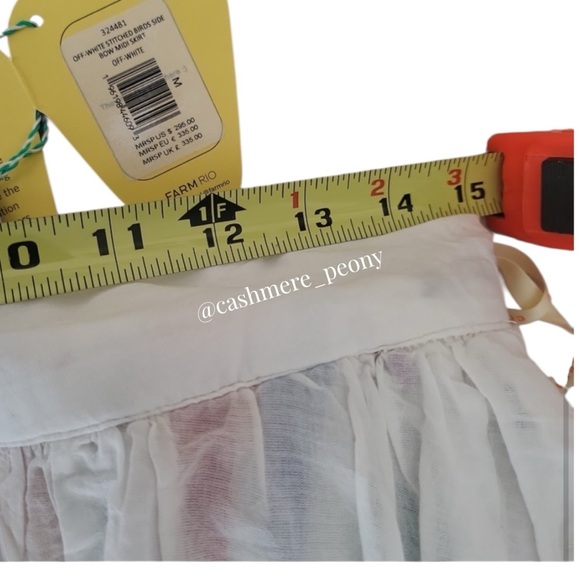 NWT Farm Rio Stitched Birds Tropical Parrots Full Skirt Medium - Picture 10 of 13